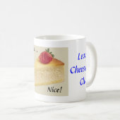 Leons Käsekuchenverein Kaffeetasse (VorderseiteRechts)