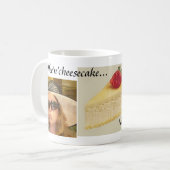 Leons Käsekuchenverein Kaffeetasse (Vorderseite Links)