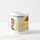 Leons Käsekuchenverein Kaffeetasse (Vorderseite Links)