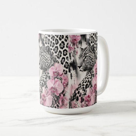LeoOrchid Love Kaffeetasse (VorderseiteRechts)
