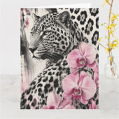 LeoOrchid Love Karte (Gelbe Blume)