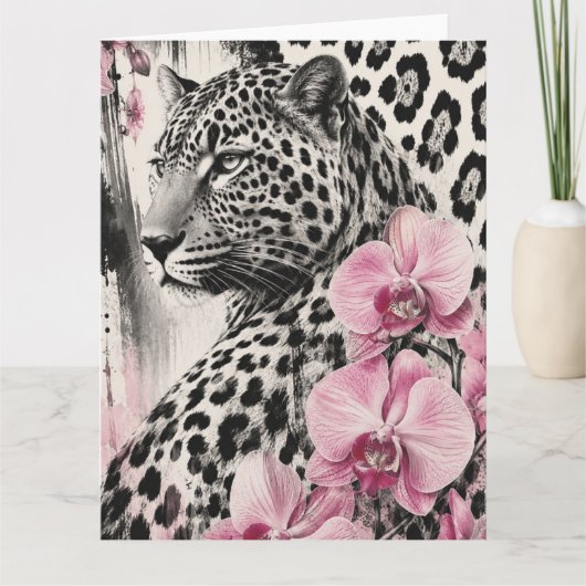 LeoOrchid Love Karte (Vorderseite)