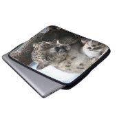 Leopard 002 laptopschutzhülle (Vorne Knopf)