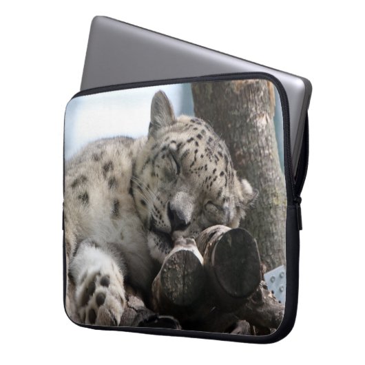 Leopard 002 laptopschutzhülle (Vorderseite Links)