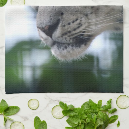 Leopard 003 geschirrtuch (Gefaltet)