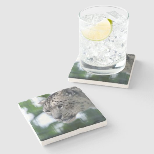 Leopard 003 steinuntersetzer (Seitenansicht)