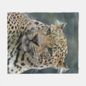 Leopard 006 fleecedecke (Vorderseite (Horizontal))