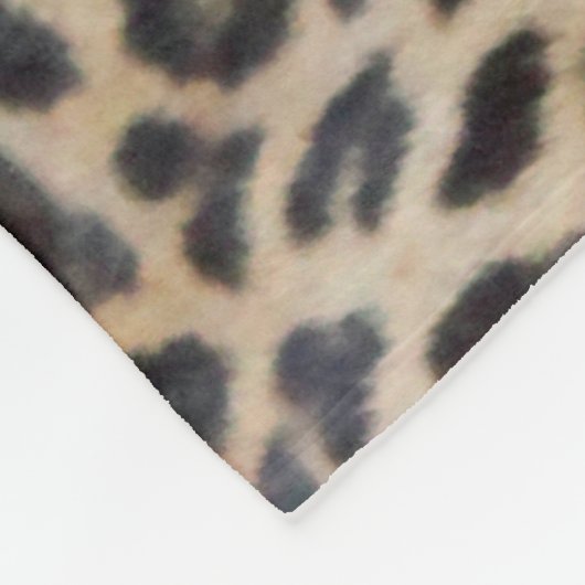 Leopard 006 fleecedecke (Ecke)