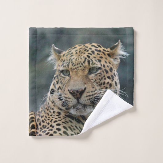 Leopard 006 waschlappen (Waschlappen)