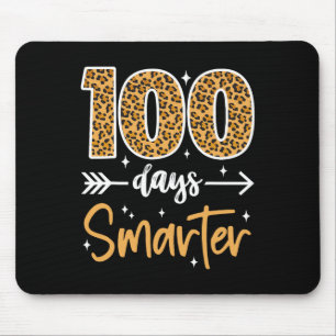 Leopard 100. Schullehrer Kinder 100 Tage Mousepad