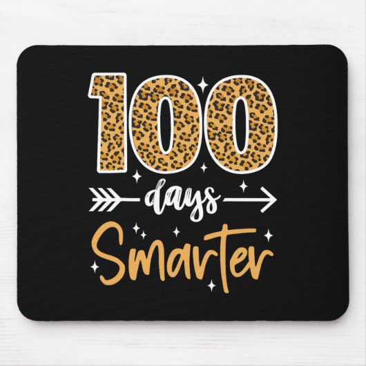 Leopard 100. Schullehrer Kinder 100 Tage Mousepad (Vorne)
