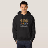 Leopard 100 Tage Kinder der dritten Klasse Hoodie (Vorne ganz)