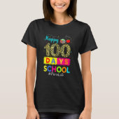 Leopard 100th Day Of School Para Life 100 Days Sma T-Shirt (Vorderseite)