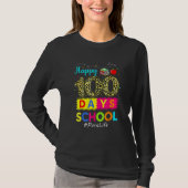 Leopard 100th Day Of School Para Life 100 Days Sma T-Shirt (Vorderseite)