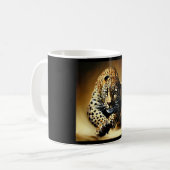 Leopard (13) Wildkatze Kaffeetasse (Vorderseite Links)