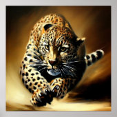 Leopard (13) Wildkatze Poster (Vorne)
