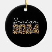 Leopard 2024 keramik ornament (Vorne)