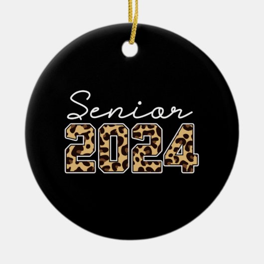 Leopard 2024 keramik ornament (Vorne)