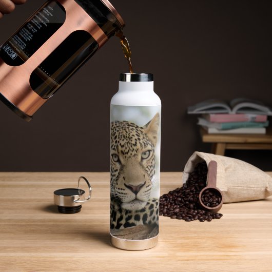 Leopard 22 oz. Edelstahl-Wasserflasche Trinkflasche (Kaffee)