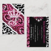 Leopard 311-Lacy u. Tiara Visitenkarte (Vorne/Hinten)