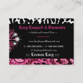 Leopard 311-Lacy u. Tiara Visitenkarte (Rückseite)