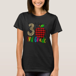 Leopard 3 ist für Niedlichen Karierten Apfel der d T-Shirt