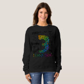 Leopard 3rd Grade Typografy Team Third Grade Teac Sweatshirt (Vorne ganz)
