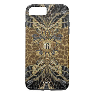 Leopard 6/6s Wild Side Elegant Monogram Plus Case-Mate iPhone Hülle