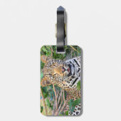 Leopard 6 Gepäckmarke Gepäckanhänger (Rückseite vertikal)