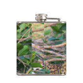 Leopard 6 Wrapped Flask Flachmann (Rückseite)