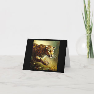 Leopard (7) Wildkatze Karte