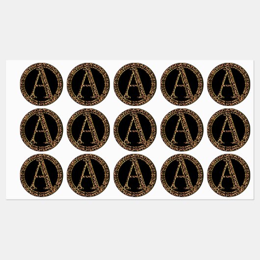 Leopard A Etiketten (Blatt)