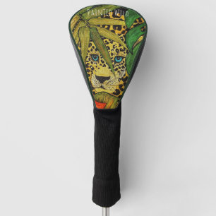 Leopard-Abdeckung, gezeichnet frei Golf Headcover