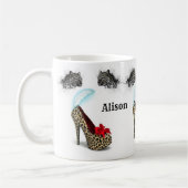 Leopard Absätze Tasse (Links)