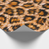 Leopard Abstrakt Geschenkpapier (Ecke)