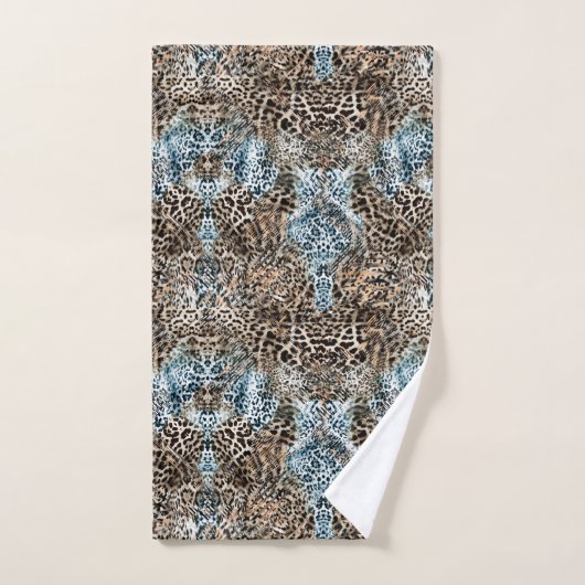 Leopard Abstrakt Print Handtuch Set (Handtuch)