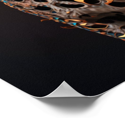 Leopard Abstrakt Wall Art Poster (Ecke)