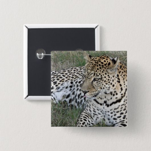 Leopard-Abzeichen Button (Vorne & Hinten)