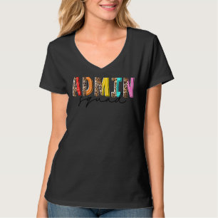 Leopard Admin Squad Letzter Schullehrer Li T-Shirt