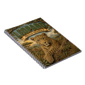 Leopard Afrikanisches Waldland POPCUT Notizblock (Rechte Seite)