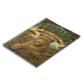 Leopard Afrikanisches Waldland POPCUT Notizblock (Linke Seite)