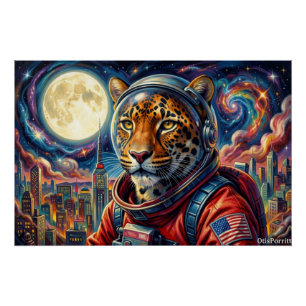 LEOPARD AM RAND DER STADT 2 POSTER