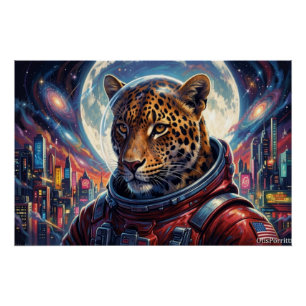 LEOPARD AM RAND DER STADT-4 POSTER