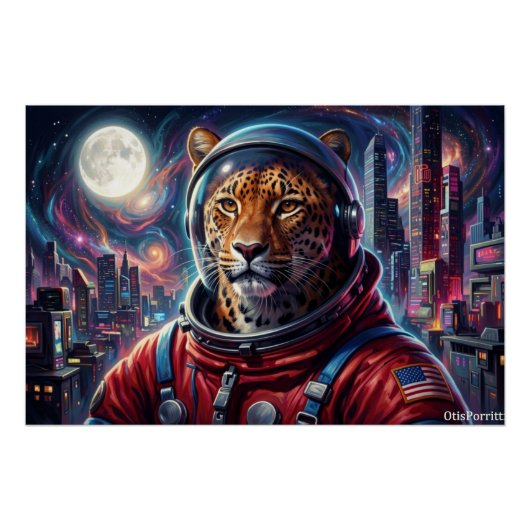 LEOPARD AM RAND DER STADT-5 POSTER (Vorderseite)