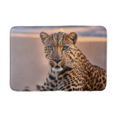 Leopard am Strand Badematte (Vorderseite)