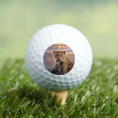 Leopard am Strand Golfball (Insitu T-Shirt)