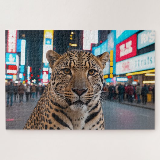 Leopard am Times Square Puzzle (Horizontal)