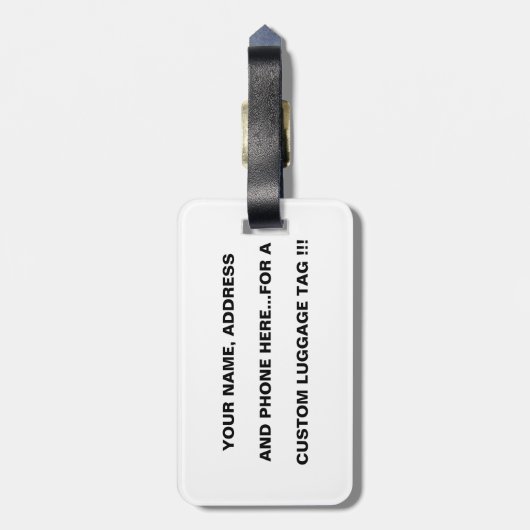 Leopard an der Erholung Gepäckanhänger (Rückseite vertikal)