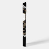 Leopard and Diamond Monogram iPhone Hülle (Rechte Seite)