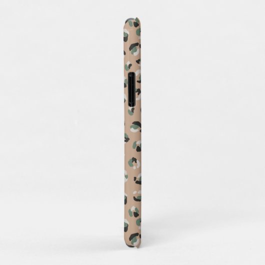 Leopard Animal Beige modern Case-Mate iPhone Hülle (Hinten/Rechts)